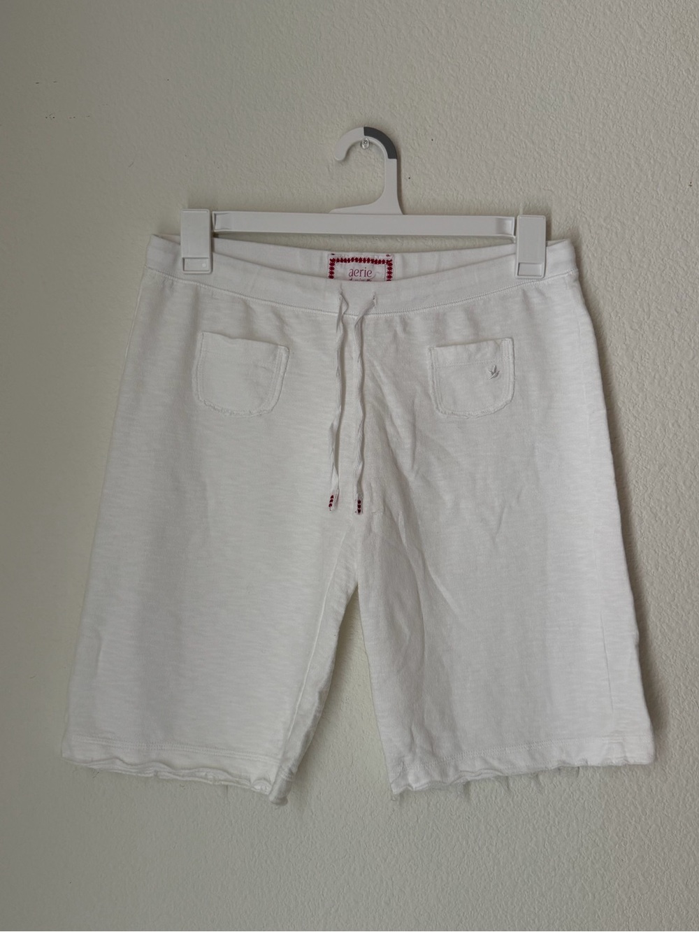 Aerie White Women’s Drawstring Lounge Shorts